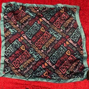 Silk Coach Poppy Scarf Used